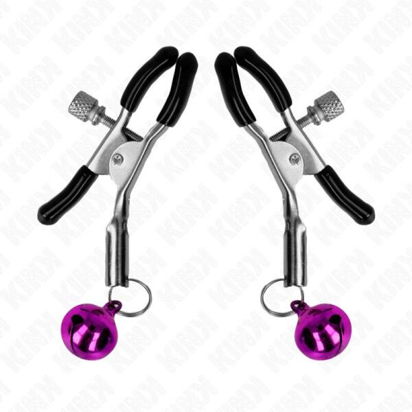 KINK - PURPLE SINGLE BELL NIPPLE CLAMP 6 CM