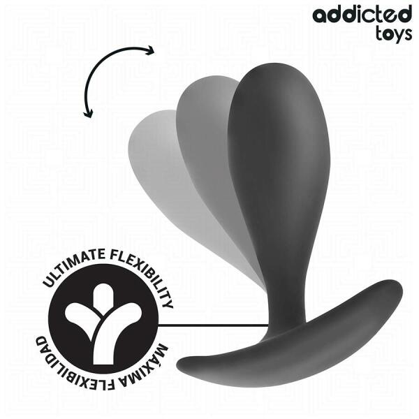 ADDICTED TOYS - SET OF 3 ANAL PLUG SILICONE MODEL 2