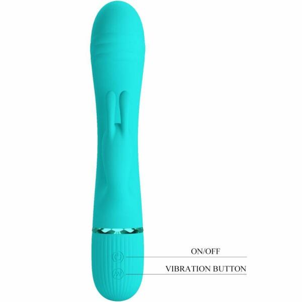 PRETTY LOVE - SCOCCO VIBRATOR RABBIT TURQUOISE