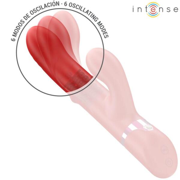INTENSE - LELE MULTIFUNCTION VIBRATOR ROTATING & OSCILLATION & STIMULATION RED