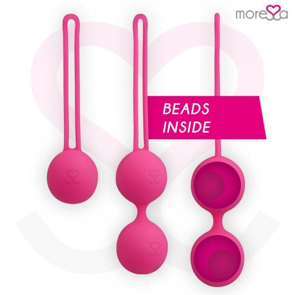 MORESSA - OSIAN SET PREMIUM SILICONE PINK (Osian One - 51 g | Osian Two - 101 g | Osian Three 85 g)