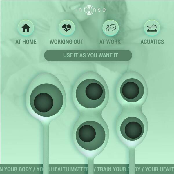 INTENSE - CHARLI KEGEL BALL KIT LIGHT JADE GREEN