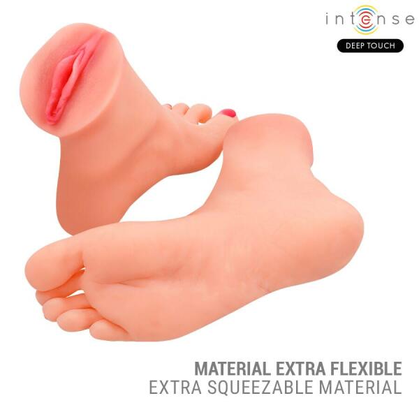 INTENSE DEEP TOUCH - GABBIE TWO-PIECE FOOT-SHAPED MASTUBADOR