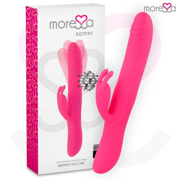 MORESSA - SOMER PREMIUM VIBRATOR WITH MULTIPLE ROTATION