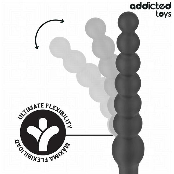 ADDICTED TOYS - DOUBLE ANAL MASSAGER SILICONE 24 CM
