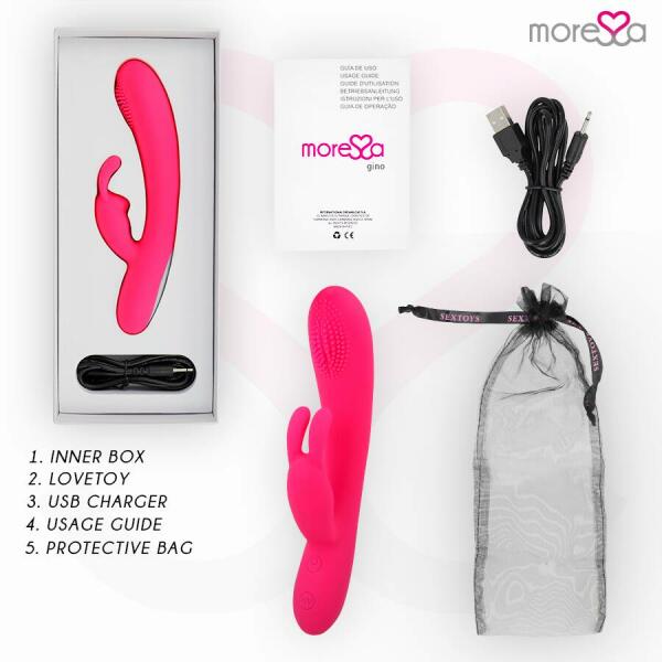 MORESSA - GINO PREMIUM SILICONE RECHARGEABLE