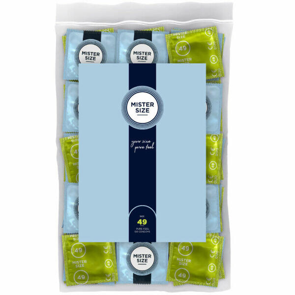 MISTER SIZE - CONDOM SIZE S 49 MM (100 UNITS)