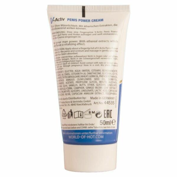 HOT - V-ACTIV PENIS POWER CREAM FOR MEN 50 ML