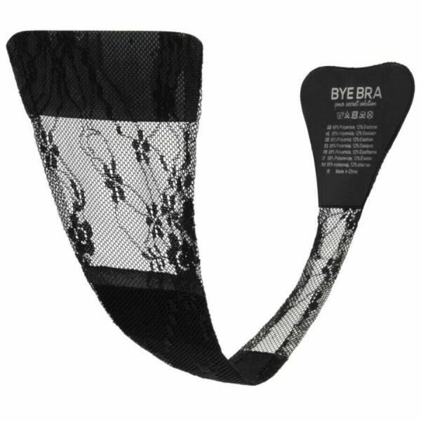 BYE-BRA - ADHESIVE THONG LACE BLACK ONE SIZE