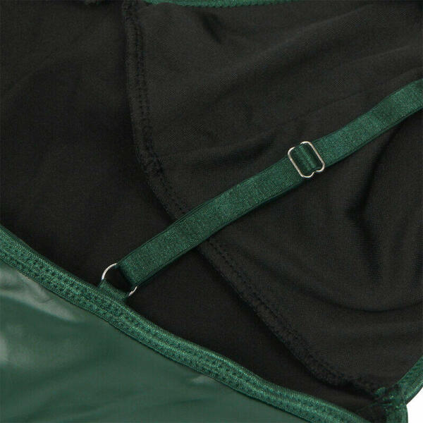 SUBBLIME - 955441 DRESS WITH GREEN LEATHER STRAPS L/XL