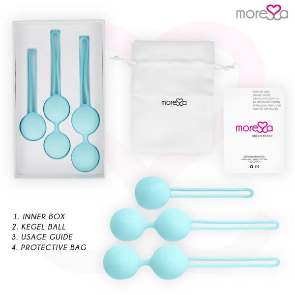 MORESSA - OSIAN SET PREMIUM TURQUOISE SILICONE