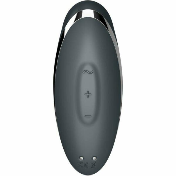 SATISFYER - TAP & CLIMAX 2 VIBRATOR & STIMULATOR GREY