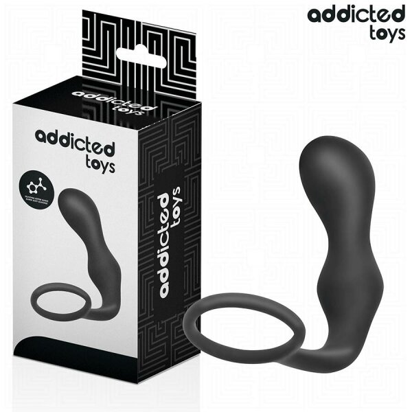 ADDICTED TOYS - ANAL PLUG WITH RING SILICONE MODEL 3