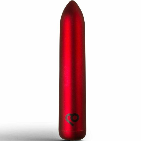 ROCKS-OFF - RECHARGEABLE VIBRATING BULLET POPPY RED
