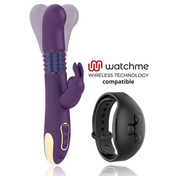 TREASURE - BASTIAN RABBIT UP & DOWN, ROTATOR & VIBRATOR COMPATIBLE CON WATCHME WIRELESS TECHNOLOGY