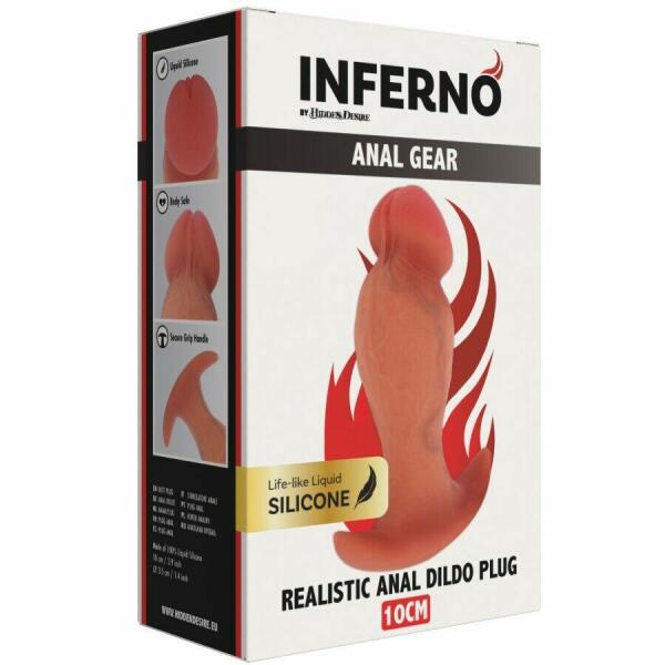 HIDDEN DESIRE - INFERNO REALISTIC BUTTPLUG 10 CM