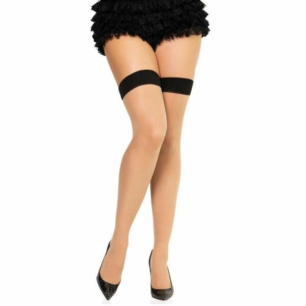 LEG AVENUE - 1963 SPANDEX BACKSEAM STOCKINGS BLACK - ONE SIZE