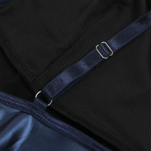 SUBBLIME - 955427 DRESS WITH BLUE LEATHER STRAPS L/XL