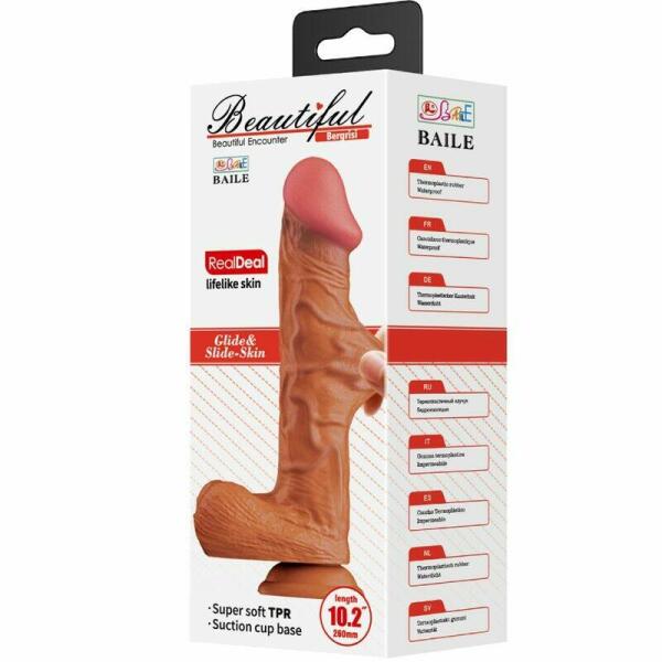 BAILE - BERGRISI REALISTIC DILDO 26 CM FLESH