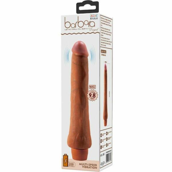 BAILE - DRYAD REALISTIC VIBRATOR 25 CM MULATTO