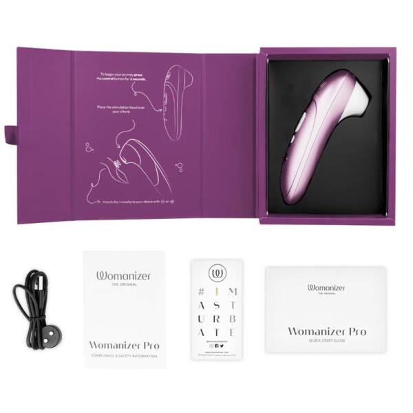 WOMANIZER - PRO VIBRANT CLITORAL STIMULATOR LILAC