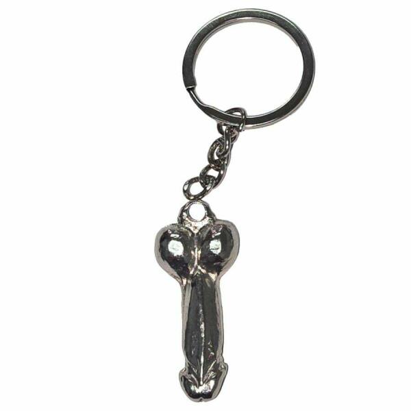 DIABLO PICANTE - SILVER METAL PENIS KEYCHAIN
