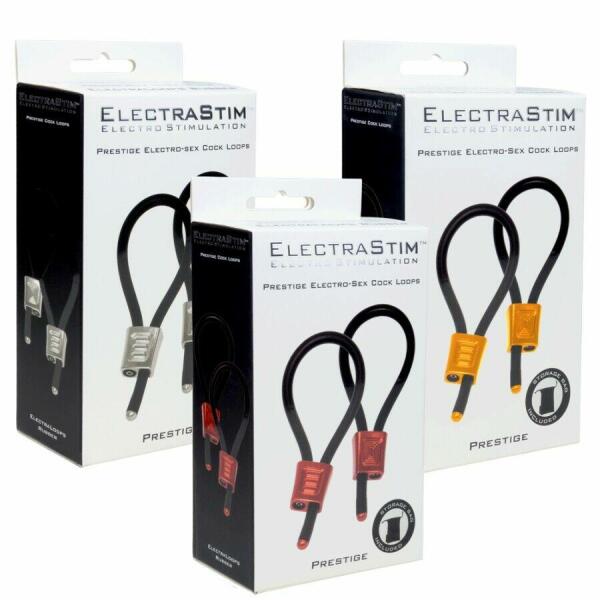 ELECTRASTIM - PRESTIGE ELECTRA LOOPS ADJUSTABLE COCK RINGS RED