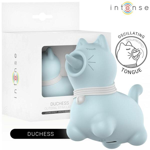 INTENSE - DUCHESS STIMULATOR WITH ROTATING TONGUE 360º BLUE