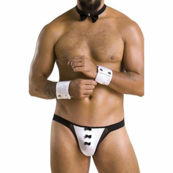 PASSION - 036 SLIP ALFROJO BLACK L/XL