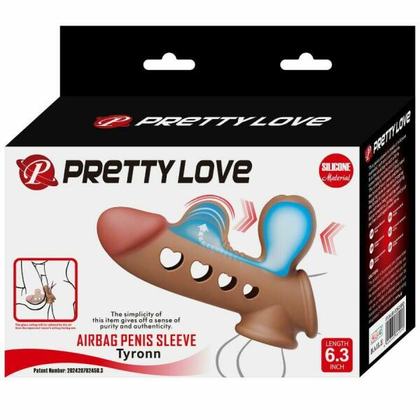 PRETTY LOVE - TYRONN PENIS SLEEVE WITH AIRBAG