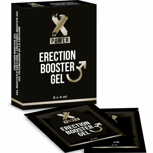 XPOWER - ERECTION BOOSTER GEL 6 X 4 ML