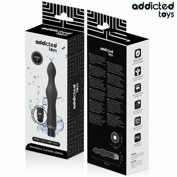 ADDICTED TOYS - ANAL CLEANER WITH UNIVERSAL ADAPTER MODEL 3