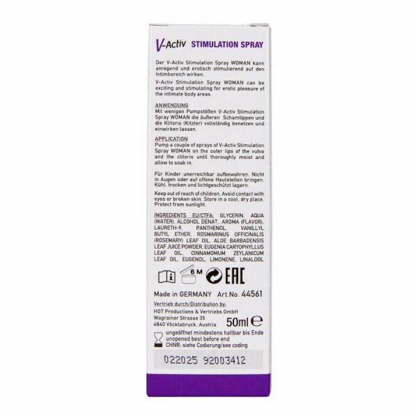 HOT - V-ACTIV STIMULATION SPRAY FOR WOMAN 50 ML