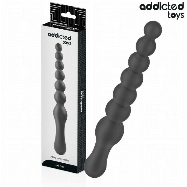 ADDICTED TOYS - DOUBLE ANAL MASSAGER SILICONE 24 CM
