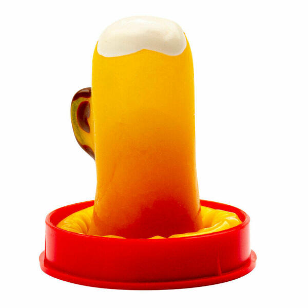 CONDOMERIE - HANDPAINTED NOVELTY CONDOMS GLASS OF BEER