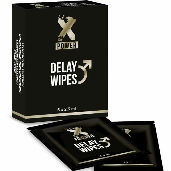 X POWER - DELAY WIPES 6 UNITS