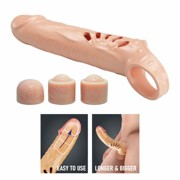 PRETTY LOVE - PENIS SLEEVE WITH EXTENDERS