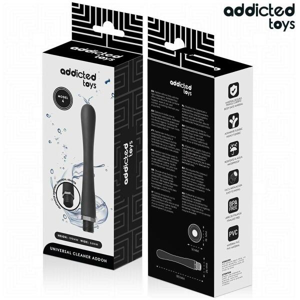 ADDICTED TOYS - ANAL CLEANER WITH UNIVERSAL ADAPTER MODEL 4