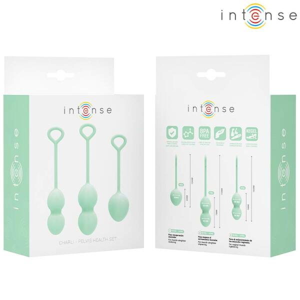 INTENSE - CHARLI KEGEL BALL KIT LIGHT JADE GREEN