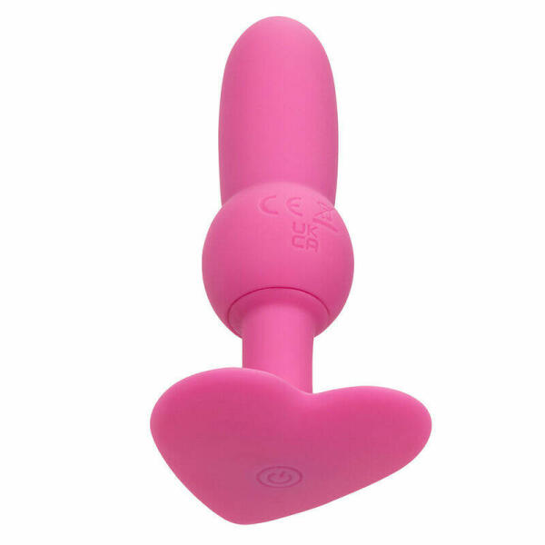 CALEXOTICS - FIRST TIME ANAL PLUG BEADED PROBE 10 VIBRATIONS PINK