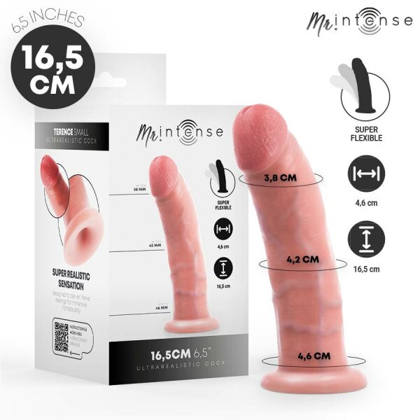MR INTENSE - SMALL TERENCE DILDO 16.5 CM -Ø- 4.6 CM