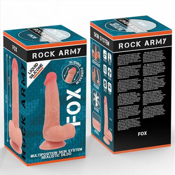 ROCKARMY - LIQUID SILICONE FOX 19 CM -O- 3.2 CM