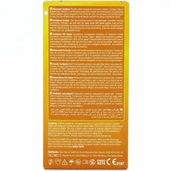 SKINS - BANANA PREMIUM CONDOMS PACK 8