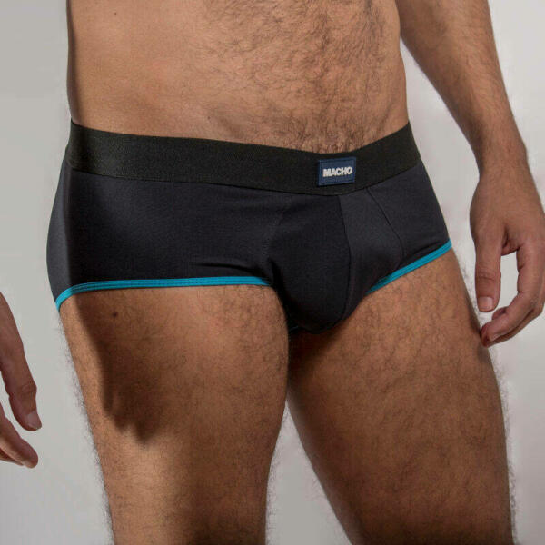 MACHO - MS24B CALZONCILLO BRIEF DARK AZUL S