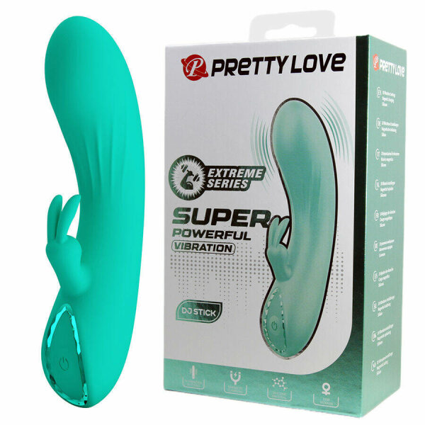 PRETTY LOVE - DJ STICK G-SPOT TURQUOISE VIBRATOR