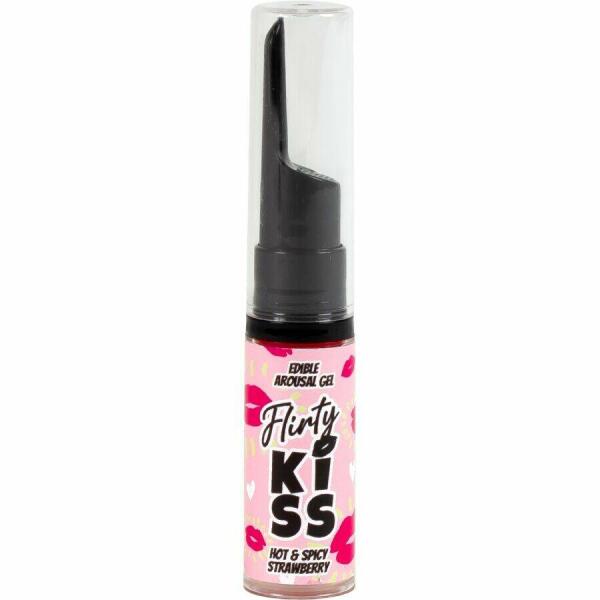 SECRETPLAY - FLIRTY KISS GELS WITH ORAL SEX EFFECTS STRAWBERRY & MINT 2 x 8 GR