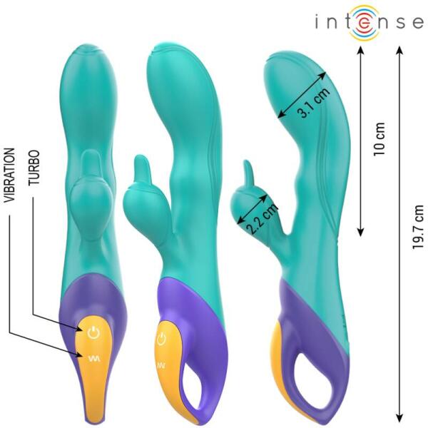 INTENSE - FRED RABBIT VIBRATOR BLUE