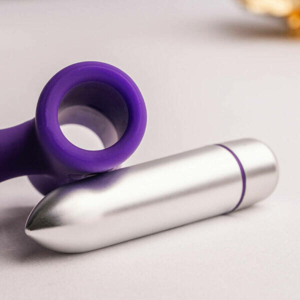 ROCKS- OFF - PETITE SENSATIONS TEAZER ANAL PLUG VIBRATOR PURPLE