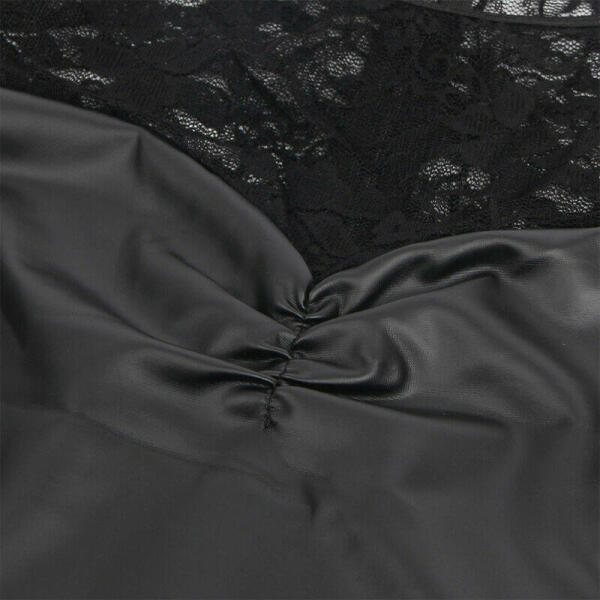 SUBBLIME - 955601 LONG SLEEVED DRESS WITH BLACK LACE L/XL