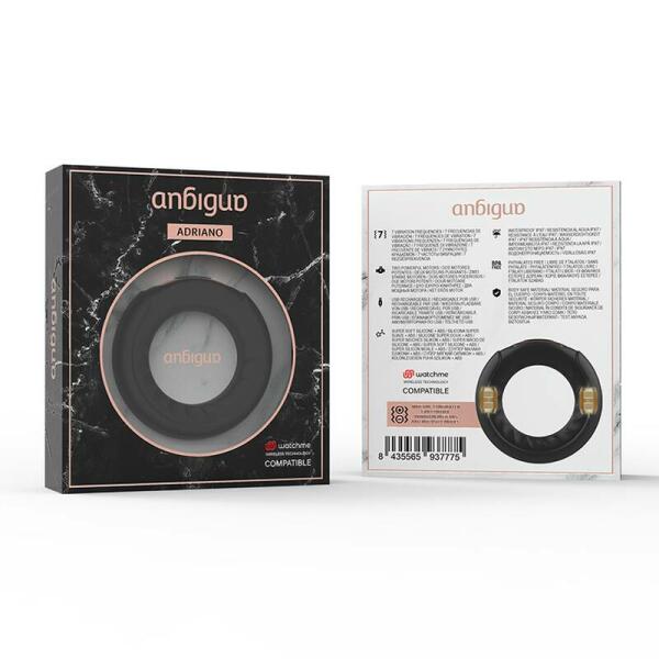ANBIGUO - ADRIANO VIBRATING RING + WATCHME REMOTE CONTROL